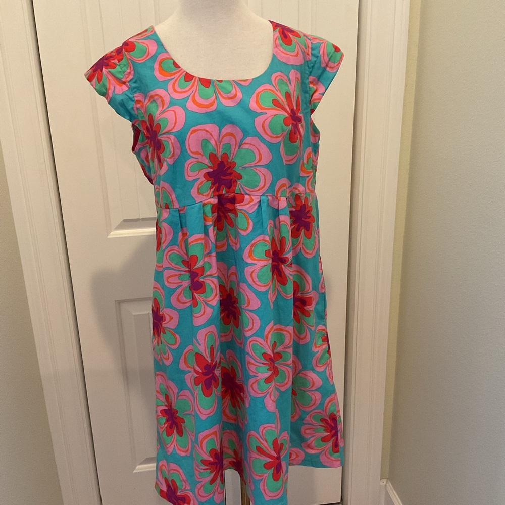 Flower Power Dress Handmade Size M/L